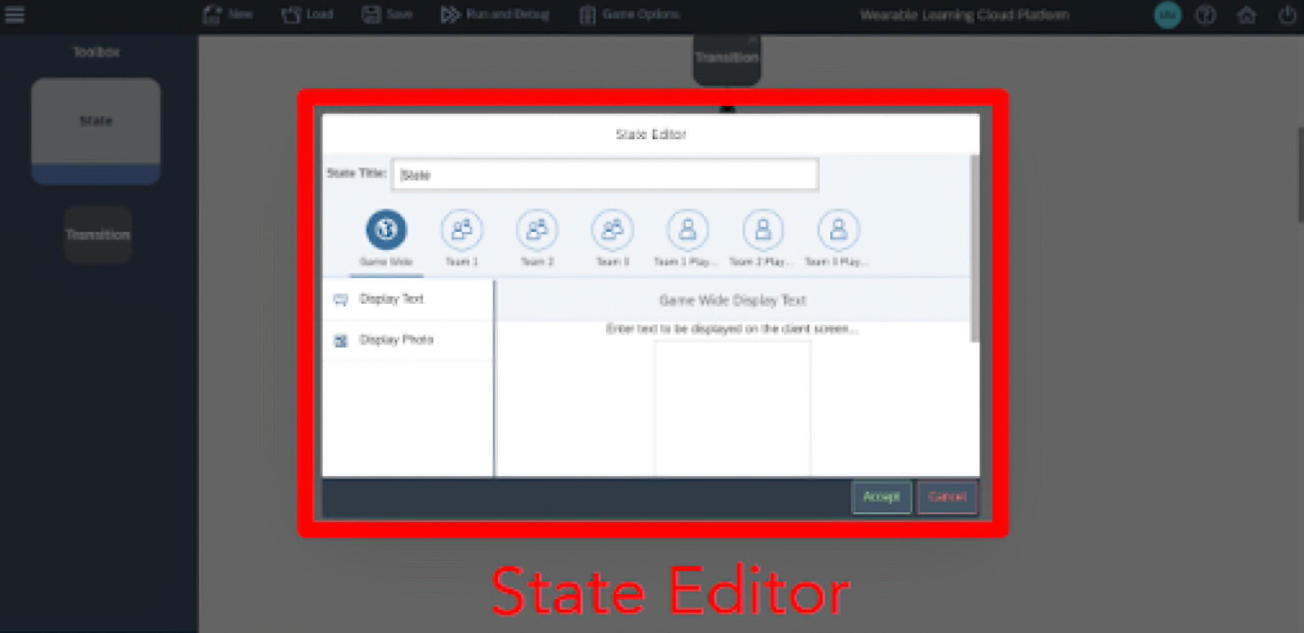 State editor